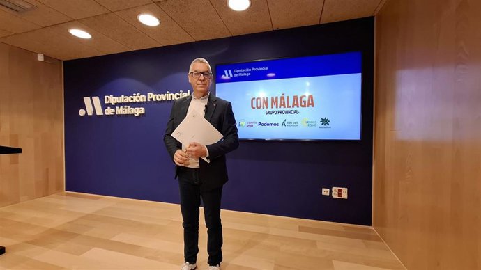 El diputado provincial de Con Málaga, Juan Márquez, en una imagen de archivo