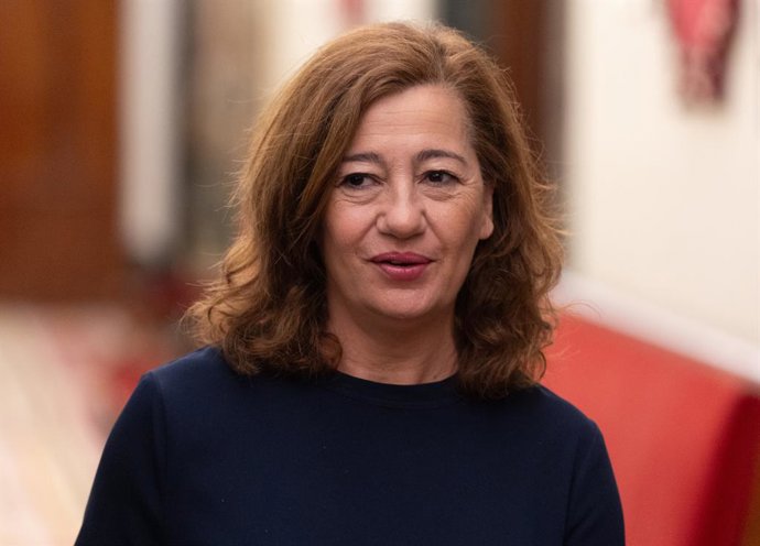 Archivo - La presidenta del Congreso, Francina Armengol, a su llegada a la reunión de la Mesa del Congreso de los Diputados, a 14 de octubre de 2025, en Madrid (España).