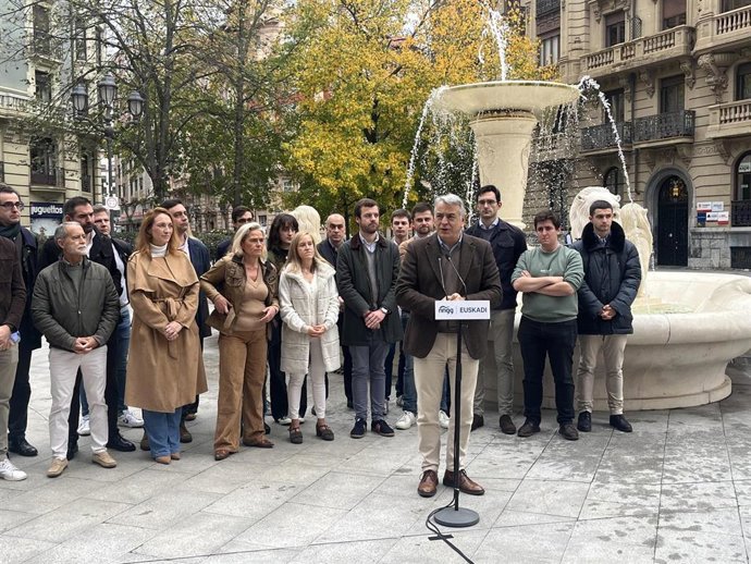 Acto del PP vasco con motivo del Día de la Constitución Española