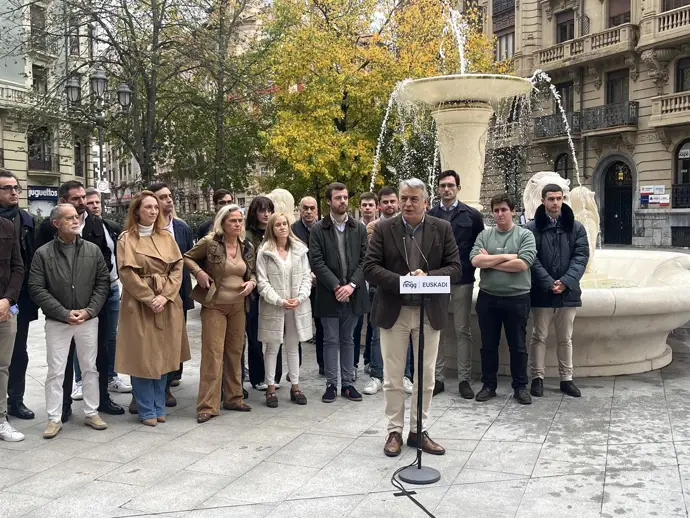 Acto del PP vasco con motivo del Día de la Constitución Española