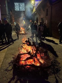 Fuenmayor revive este domingo su tradicional Fiesta de Los Marchos, con más de 100 hogueras
