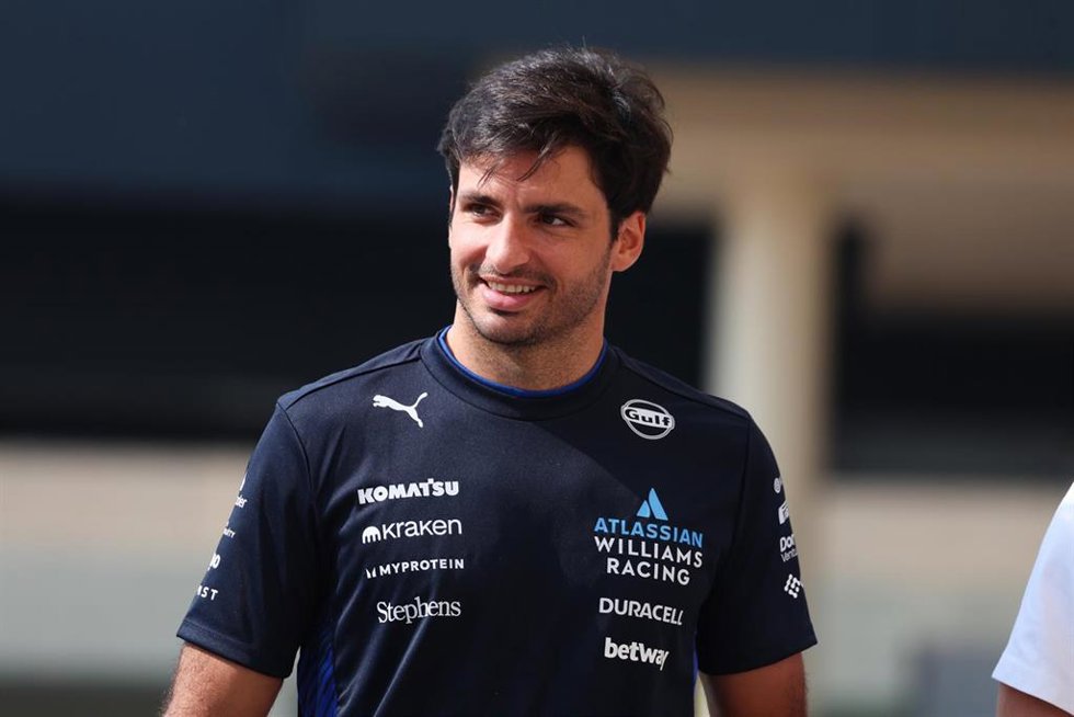 Carlos Sainz, durante un Gran Premio.