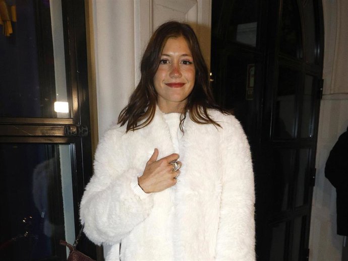 Miri Pérez acude a la fiesta que celebra la productora de televisión 'Cuarzo' para festejar la Navidad