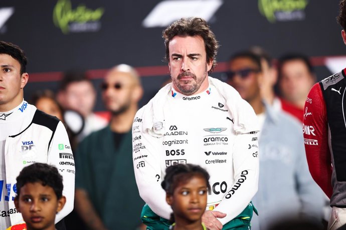ALONSO Fernando (spa), Aston Martin F1 Team AMR25, portrait during the 2025 Formula 1 Qatar Grand Prix, 23th round of the 2025 FIA Formula One World Championship from November 28 to 30, 2025 on the Lusail International Circuit, in Lusail, Qatar - Photo Er