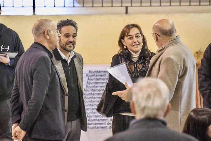 Paneque en la entrega del premio