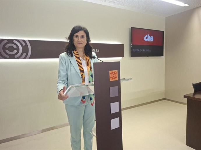 Archivo - La diputada de CHA Isabel Lasobras.