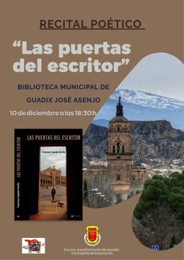 La Biblioteca Municipal José Asenjo Sedano de Guadix acoge un recital poético de 'Las puertas del escritor'
