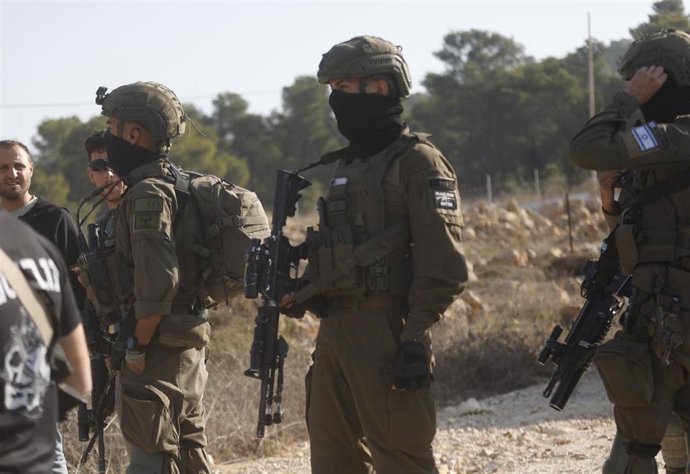 Imagen de archivo de militares israelíes en Hebron 