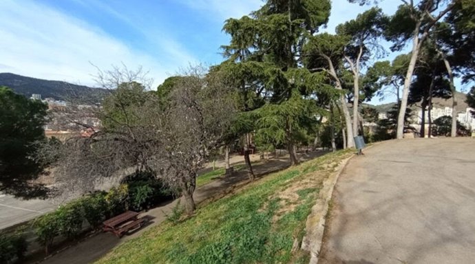 Imatge d'un parc a Barcelona