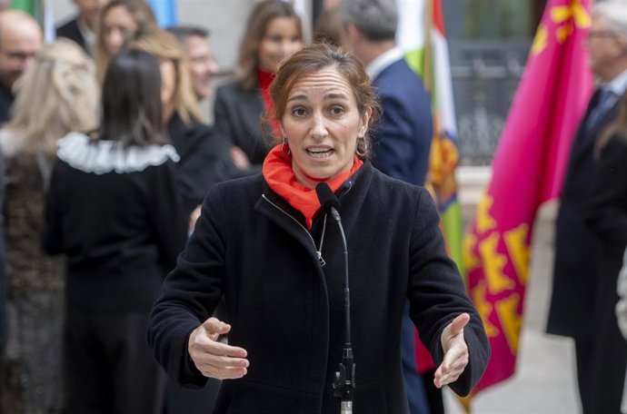 La ministra de Sanidad, Mónica García, durante el acto institucional por el Día de la Constitución, en el Congreso de los Diputados, a 6 de diciembre de 2025, en Madrid (España). Las Cortes Generales conmemoran el 47º aniversario de la aprobación de la Co