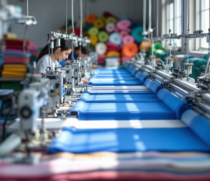 Imagen de una empresa textil