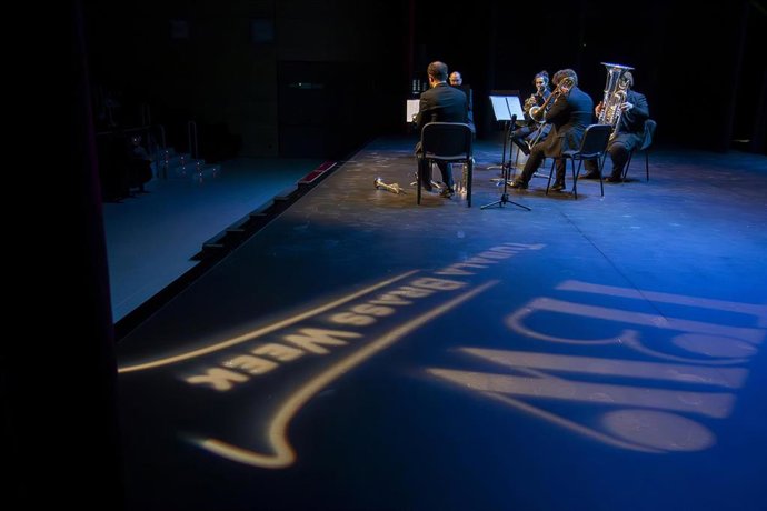 Una de las actuaciones del festival Tubala Brass Week.