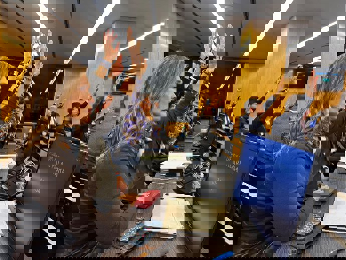 La diputada nacional del Partido Popular de Almería, Ana Martínez Labella, en la Comisión de Pesca del Congreso