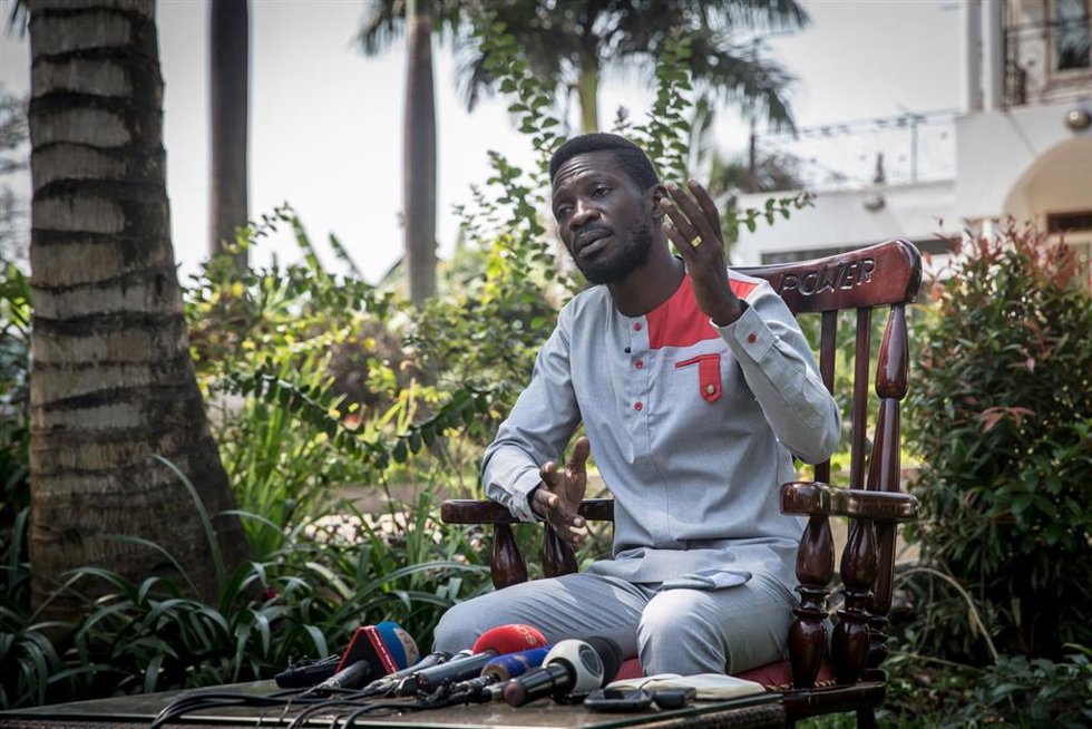 Archivo - El líder opositor de Uganda, Robert Kyagulanyi, conocido popularmente como Bobi Wine (archivo)