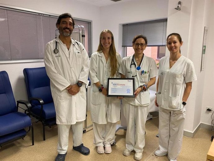 Miembros de la Unidad Multidisciplinar de Insuficiencia Cardiaca del Hospital General Universitario Nuestra Señora del Prado de Talavera de la Reina.