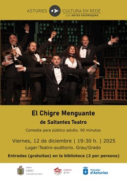 El Chigre Menguante llega al Teatro-Auditorio de Grado el 12 de diciembre