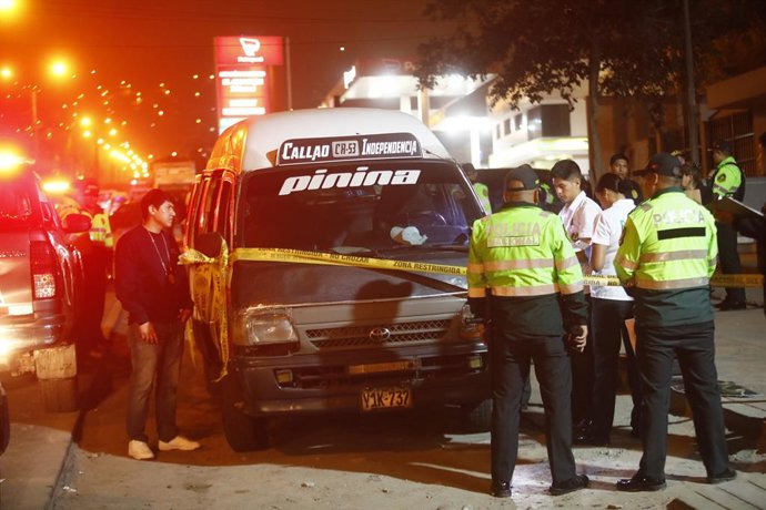 Archivo - May 17, 2025, Lima, PERU: El menor viajaba con su madre cuando fue alcanzado por una bala que le atravesó la columna. El hecho ocurrió frente al hospital Materno Infantil de Tahuantinsuyo