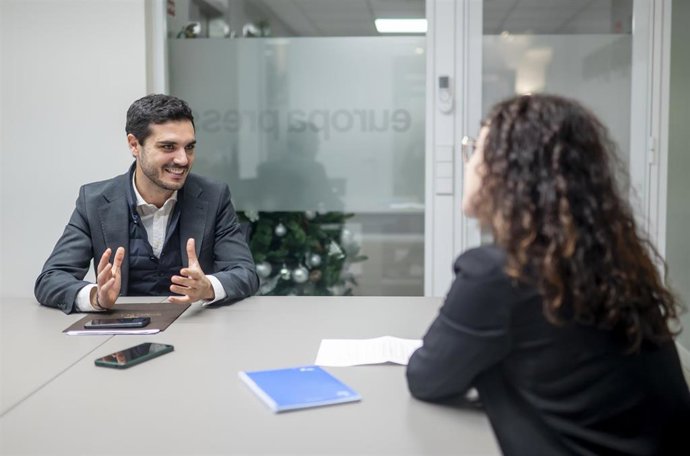 El alcalde de Torrejón de Ardoz, Alejandro Navarro, en una entrevista con Europa Press