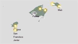 El tiempo hoy, lunes 8 de diciembre, en Baleares.