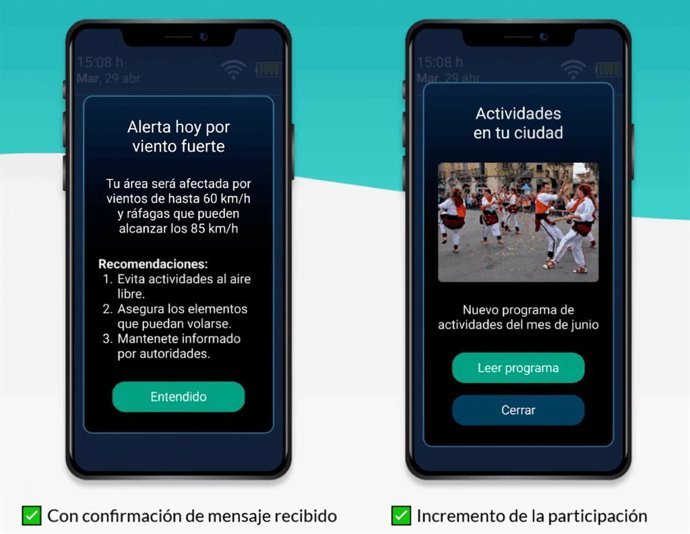 La app de Bleta 'Conecta en Grande'.