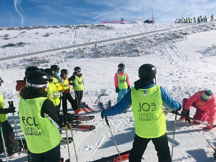 Actividad en la nieve.