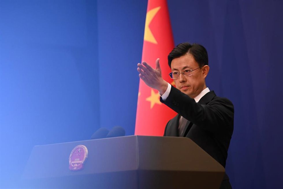 Archivo - Guo Jiakun, portavoz del Ministerio de Exteriores de China.