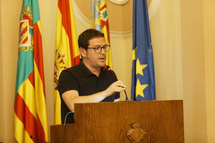 Archivo - Ignasi Garcia, portavoz de Compromís en el Ayuntamiento de Castelló