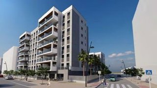 Imagen que recrea el futuro proyecto que licitará la Empresa Municipal de Vivienda 'Almería XXI' en la Vega de Acá.