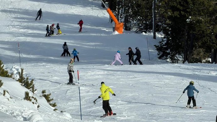 Imagen de las pistas de Port Ainé este fin de semana