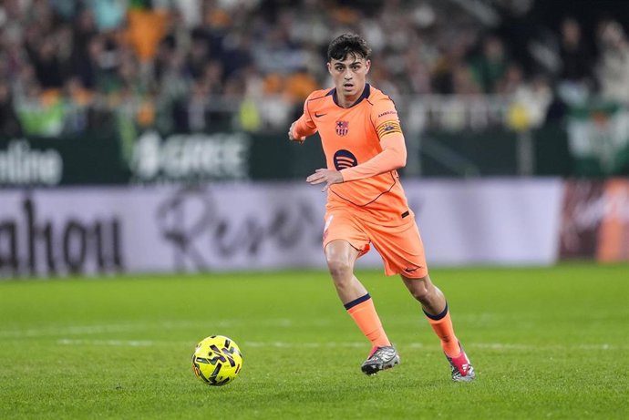 El jugador del FC Barcelona Pedri González.