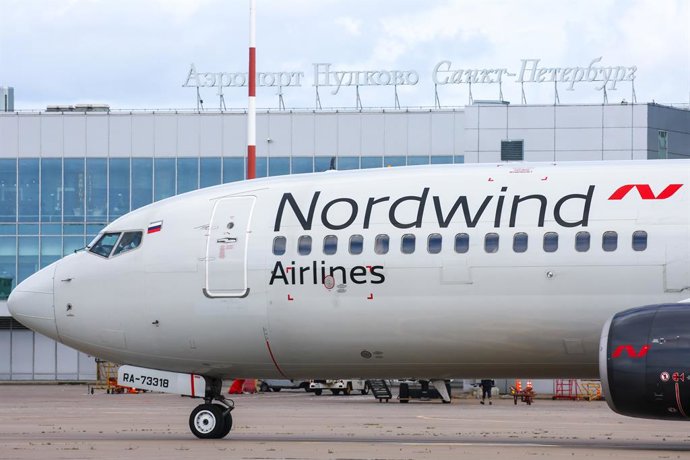 Archivo - Arquivo - Imagem de arquivo de uma aeronave Nordwind.