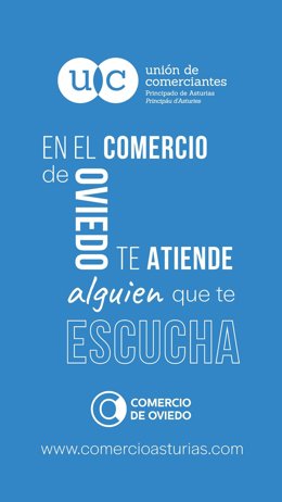 Campaña de sensibilización del comercio local en Oviedo