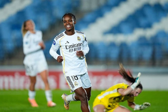 Linda Caicedo con el Real Madrid