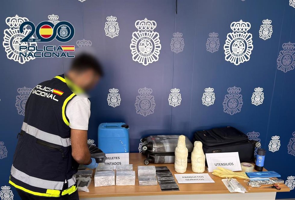 Material intervenido en la operación