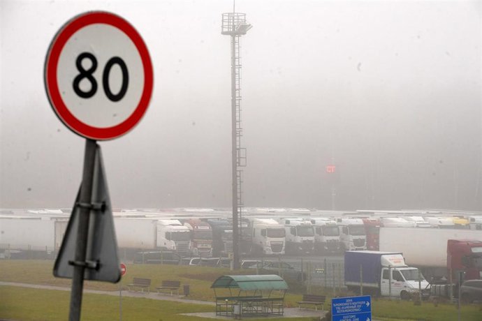 Imagen de archivo de la frontera entre Lituania y Bielorrusia. 