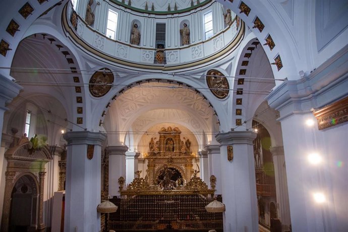 Archivo - Interior de la Colegiata de Santa María de Calatayud (Zaragoza).