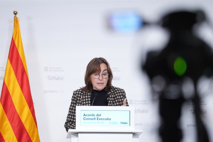 La consellera de Territori, Habitatge i Transició Ecològica i portaveu de la Generalitat, Sílvia Paneque