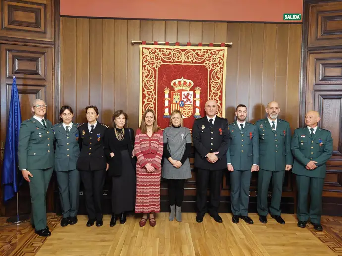 Acto de entrega de medallas