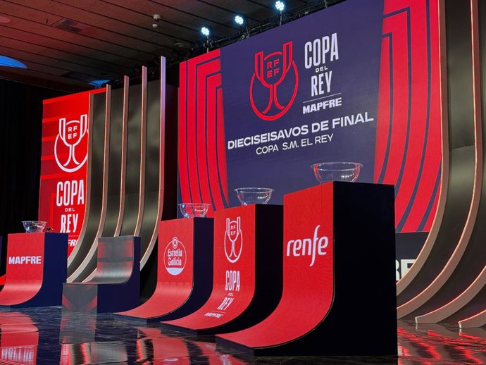Sorteo de dieciseisavos de final de la Copa del Rey MAPFRE 2025-26 en la sede de la RFEF.