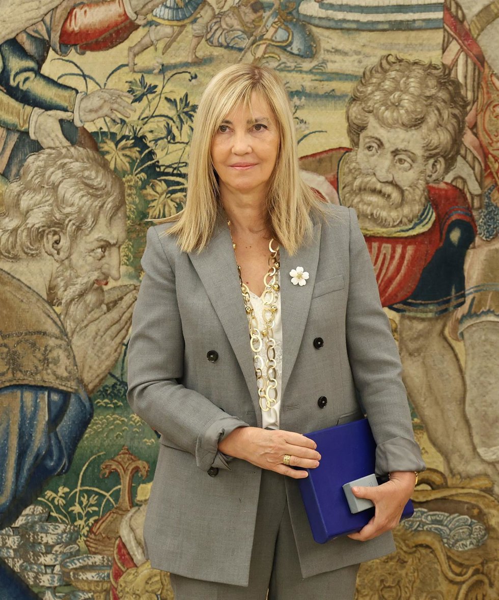 Archivo - La presidenta del Tribunal Supremo y del Consejo General del Poder Judicial, Isabel Perelló, es recibida en audiencia por el Rey Felipe VI  en el Palacio de la Zarzuela, a 10 de octubre de 2025, en Madrid (España). 