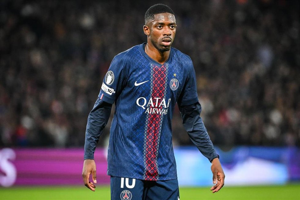 Archivo - El delantero francés Ousmane Dembélé en un partido de Liga de Campeones con el PSG.