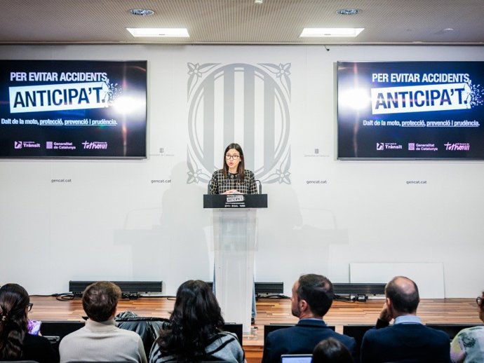 La consellera Núria Parlon en la presentación