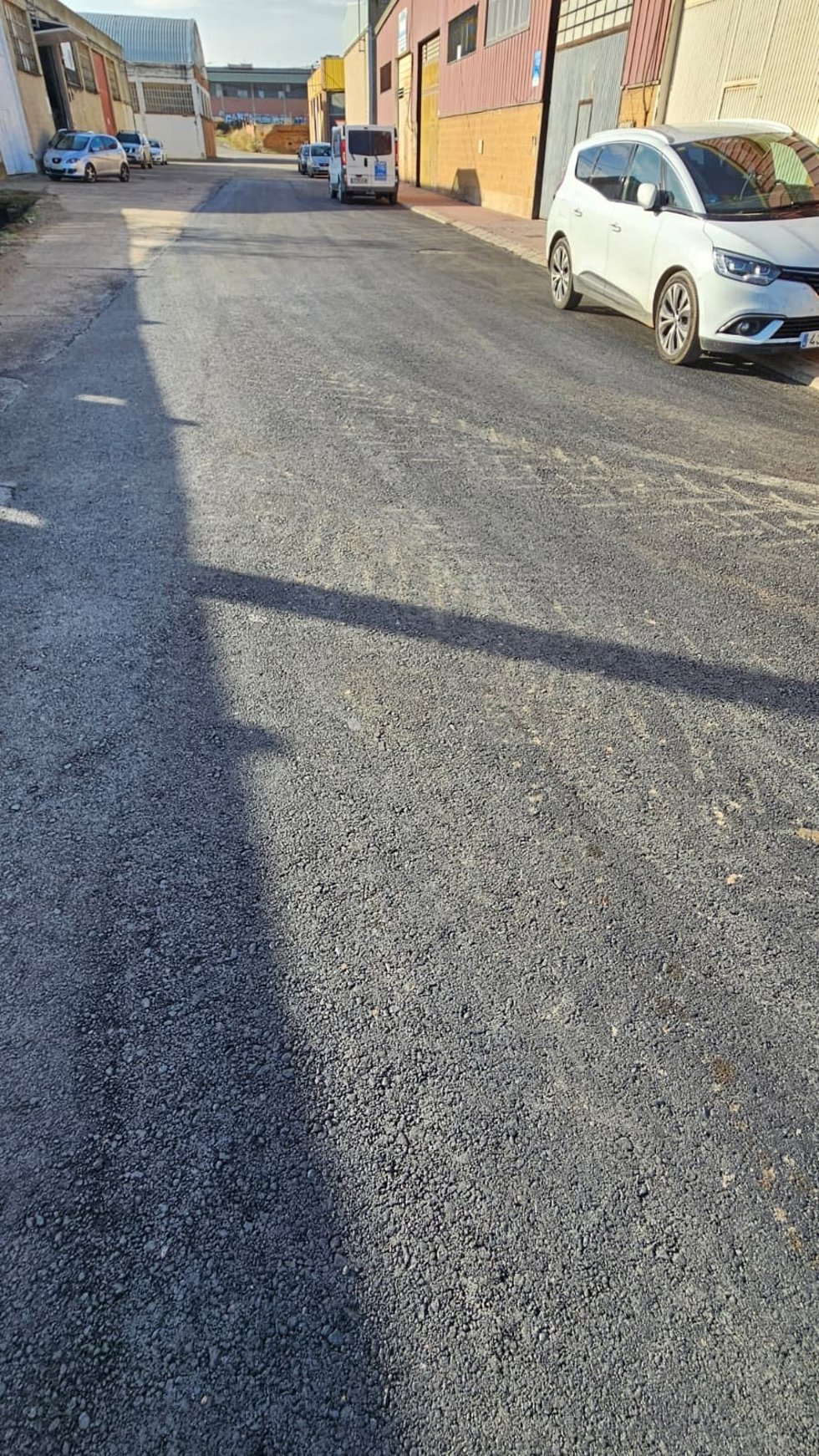 Reparado el pavimento del camino de la Algarrada en Calahorra