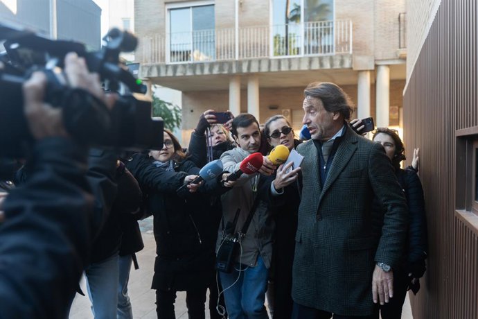 El secretari autonòmic del Gabinet del President i Comunicació, José Manuel Cuenca, a la seua arribada als jutjats de Catarroja, a 26 de novembre del 2025