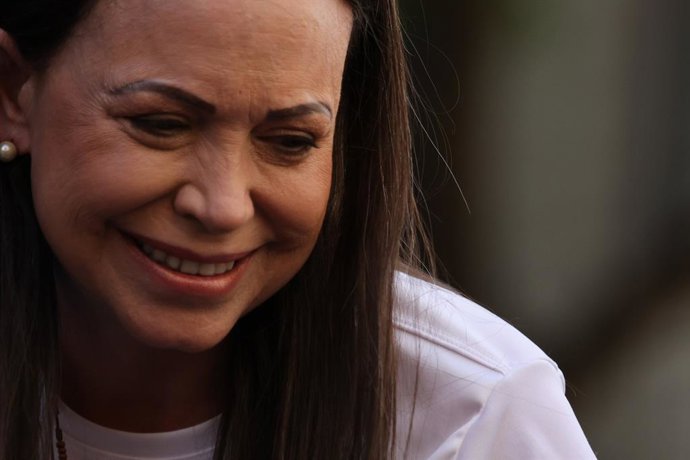 Archivo - Arquivo - María Corina Machado, líder da oposição venezuelana.