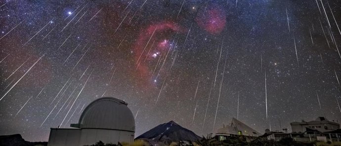 Las Gemínidas desde el Observatorio del Teide