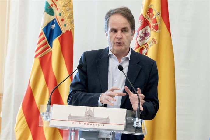 El consejero de Hacienda, Interior y Administración Pública del Gobierno de Aragón, Roberto Bermúdez de Castro.