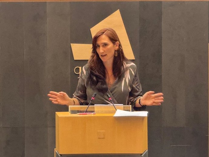 Archivo - La portavoz de Elkarrekin Podemos en las Juntas Generales de Gipuzkoa, Miren Echeveste