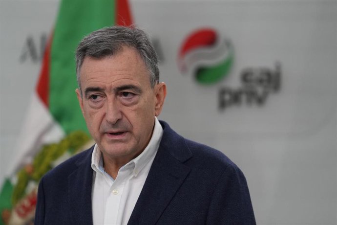 El presidente del EBB de EAJ-PNV, Aitor Esteban