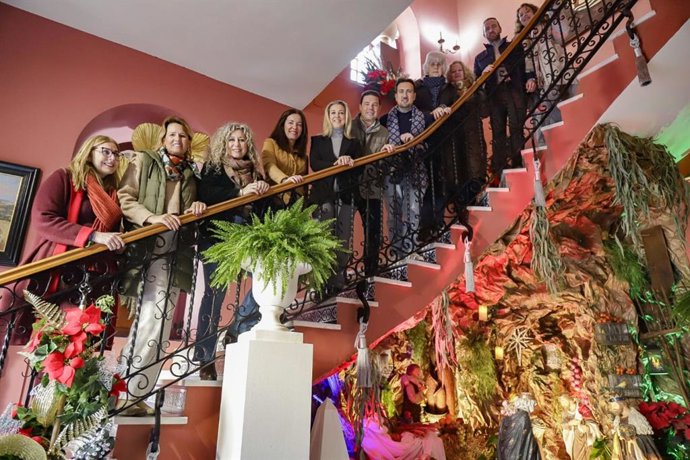 Inauguración del Belén del Ayuntamiento de Alcalá de Guadaíra (Sevilla).